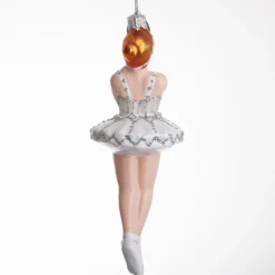 BALLERINA KORSET HVID/SØLVFARVET