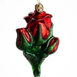 BLOMST ROSE 11 CM RØD
