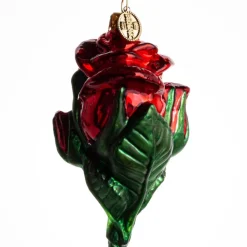 BLOMST ROSE 11 CM RØD