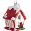 FUGLEHUS 6 CM RØDT