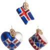 HJERTE/FLAG/TROMME 4 CM IS