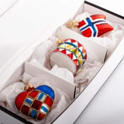 HJERTE/FLAG/TROMME 4 CM NO