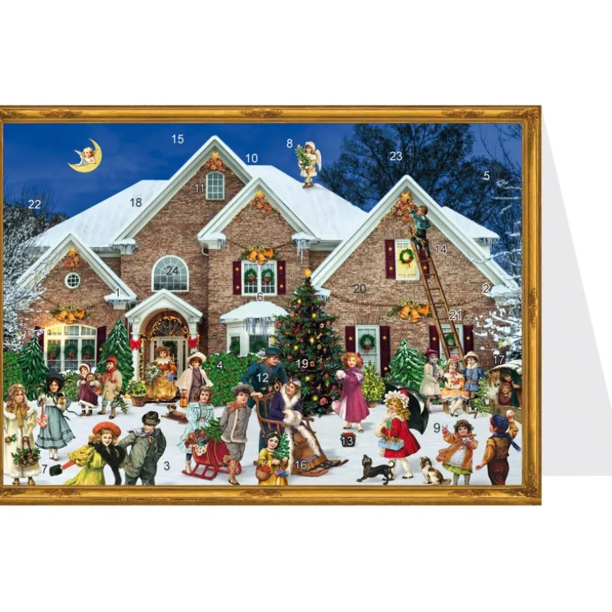 JULEKALENDER POSTKORT 40148