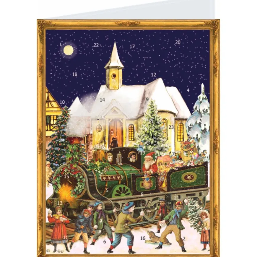JULEKALENDER POSTKORT 491