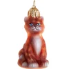 KAT 4 CM RØD STRIBET