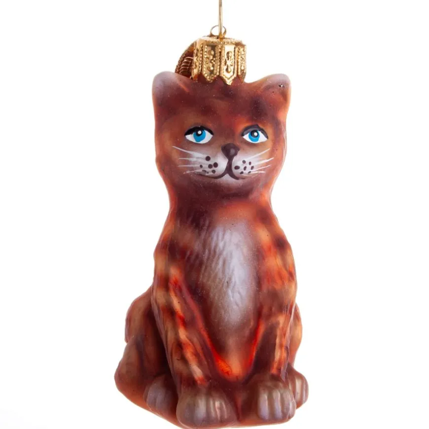 KAT 6 CM RØD STRIBET