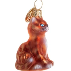 KAT 4 CM RØD STRIBET