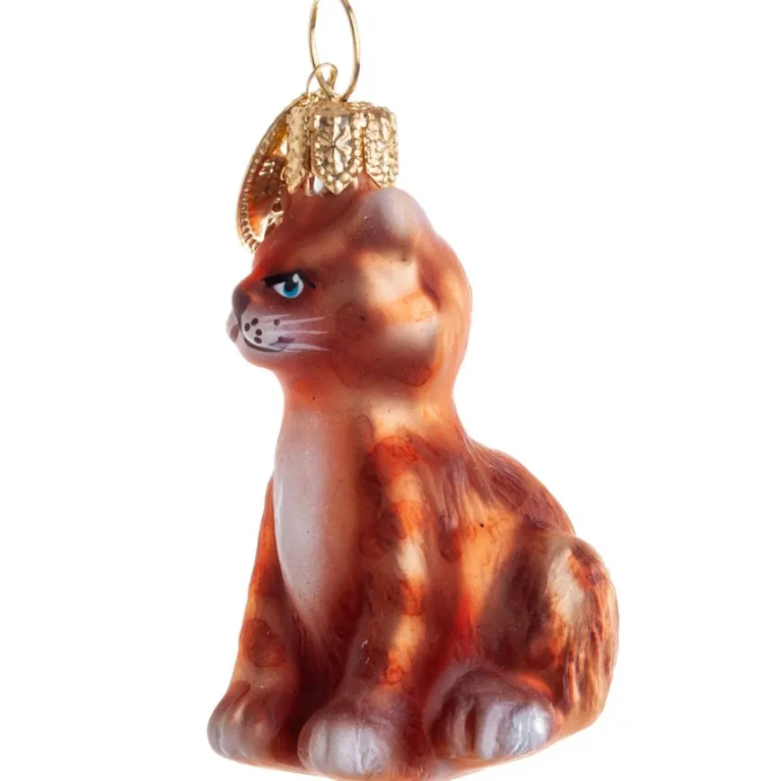 KAT 4 CM RØD STRIBET