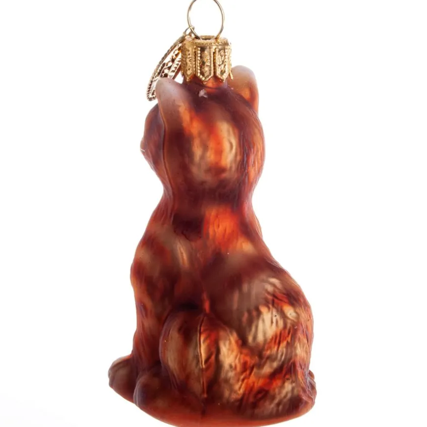 KAT 6 CM RØD STRIBET
