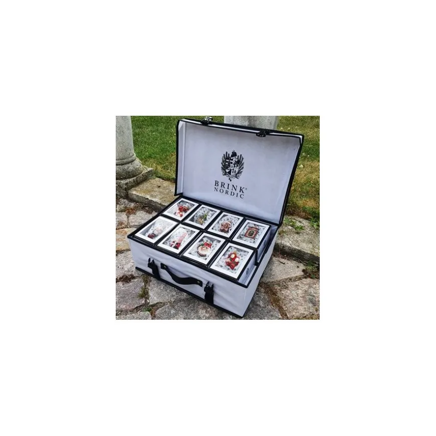 KOLLEKTIONS KUFFERT 45x33x17 CM SORT/HVID