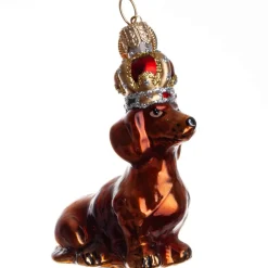 KONGELIG HUND 7 CM BRUN