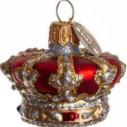 KRONE GALLA 4 CM RØD