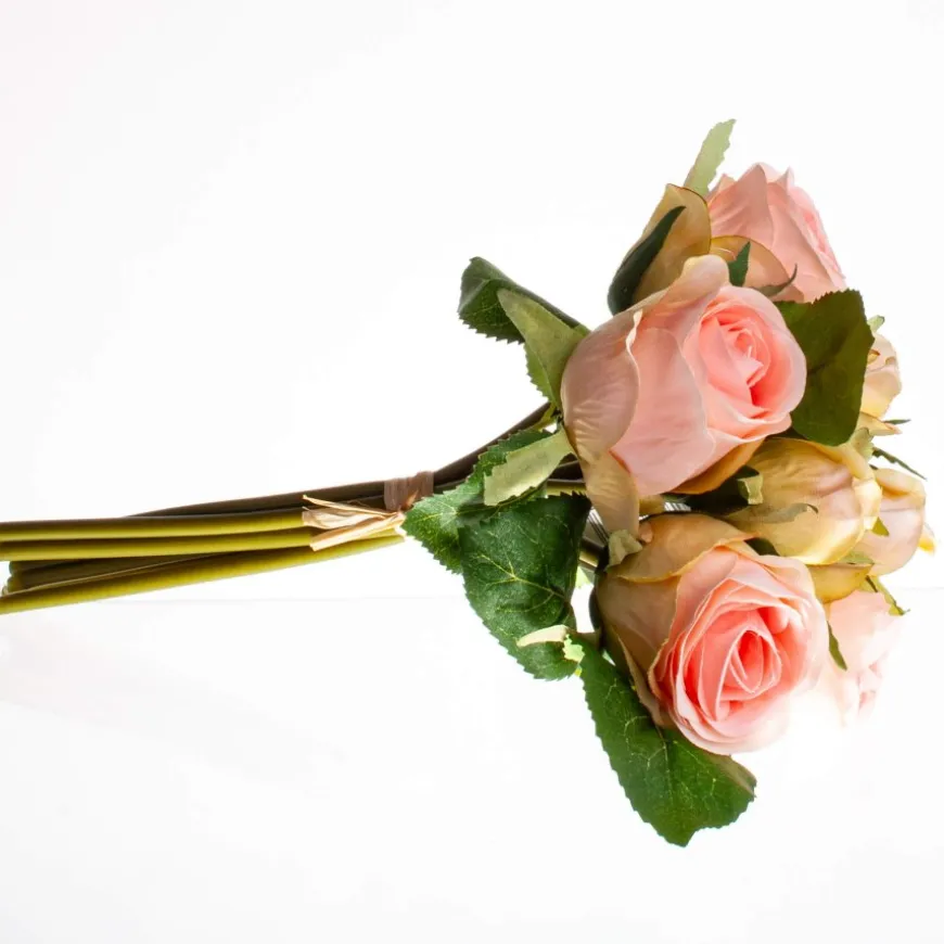 ROSENBUKET 23 CM PINK