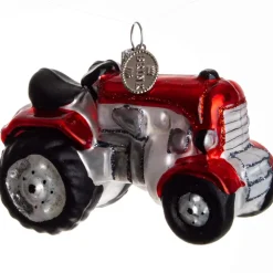 TRAKTOR 9 CM RØD